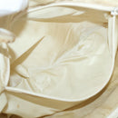 PRADA Hand Bag Nylon Beige Auth cl707-25
