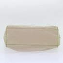 PRADA Hand Bag Nylon Beige Auth cl710-5