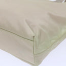 PRADA Hand Bag Nylon Beige Auth cl710-16