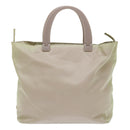 PRADA Hand Bag Nylon Beige Auth cl710-13