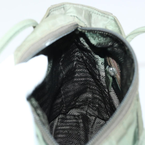 PRADA Shoulder Bag Nylon Khaki Auth cl711