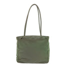 PRADA Shoulder Bag Nylon Khaki Auth cl711-13