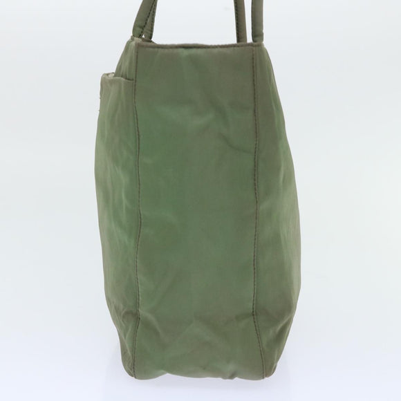 PRADA Shoulder Bag Nylon Khaki Auth cl711