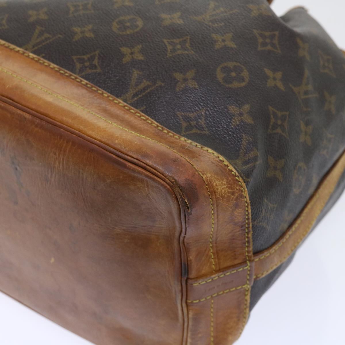 LOUIS VUITTON Monogram Noe Shoulder Bag M42224 LV Auth cl731