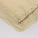 PRADA Tote Bag Nylon Beige Auth cl759-14
