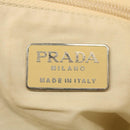 PRADA Tote Bag Nylon Beige Auth cl759-10