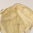 PRADA Tote Bag Nylon Beige Auth cl759-17