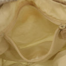 PRADA Tote Bag Nylon Beige Auth cl759-19