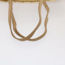 PRADA Tote Bag Nylon Beige Auth cl759-7