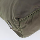 PRADA Hand Bag Nylon Khaki Auth cl772-15
