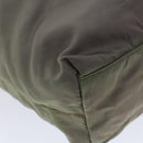 PRADA Hand Bag Nylon Khaki Auth cl772-17
