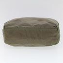 PRADA Hand Bag Nylon Khaki Auth cl772-5