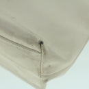 PRADA Hand Bag Leather White Auth cl785-15