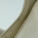 PRADA Hand Bag Leather White Auth cl785-10
