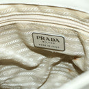 PRADA Hand Bag Leather White Auth cl785-19