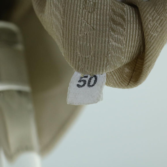 PRADA Hand Bag Leather White Auth cl785