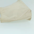 PRADA Hand Bag Leather White Auth cl785-4