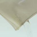 PRADA Hand Bag Leather White Auth cl785-7