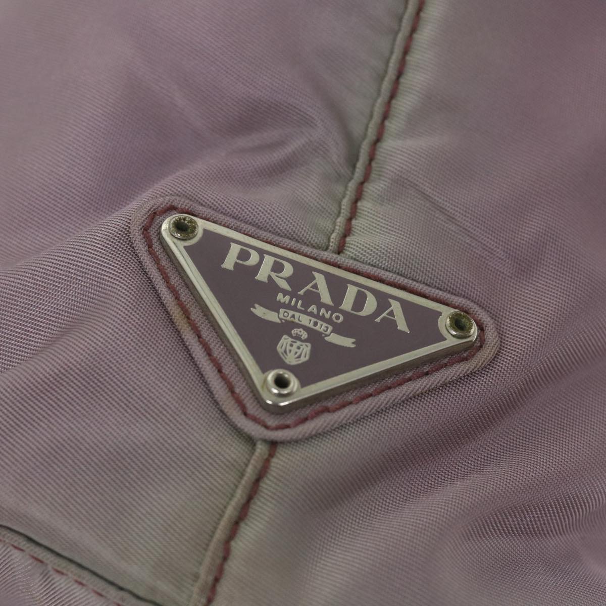 PRADA Hand Bag Nylon Purple Auth cl796