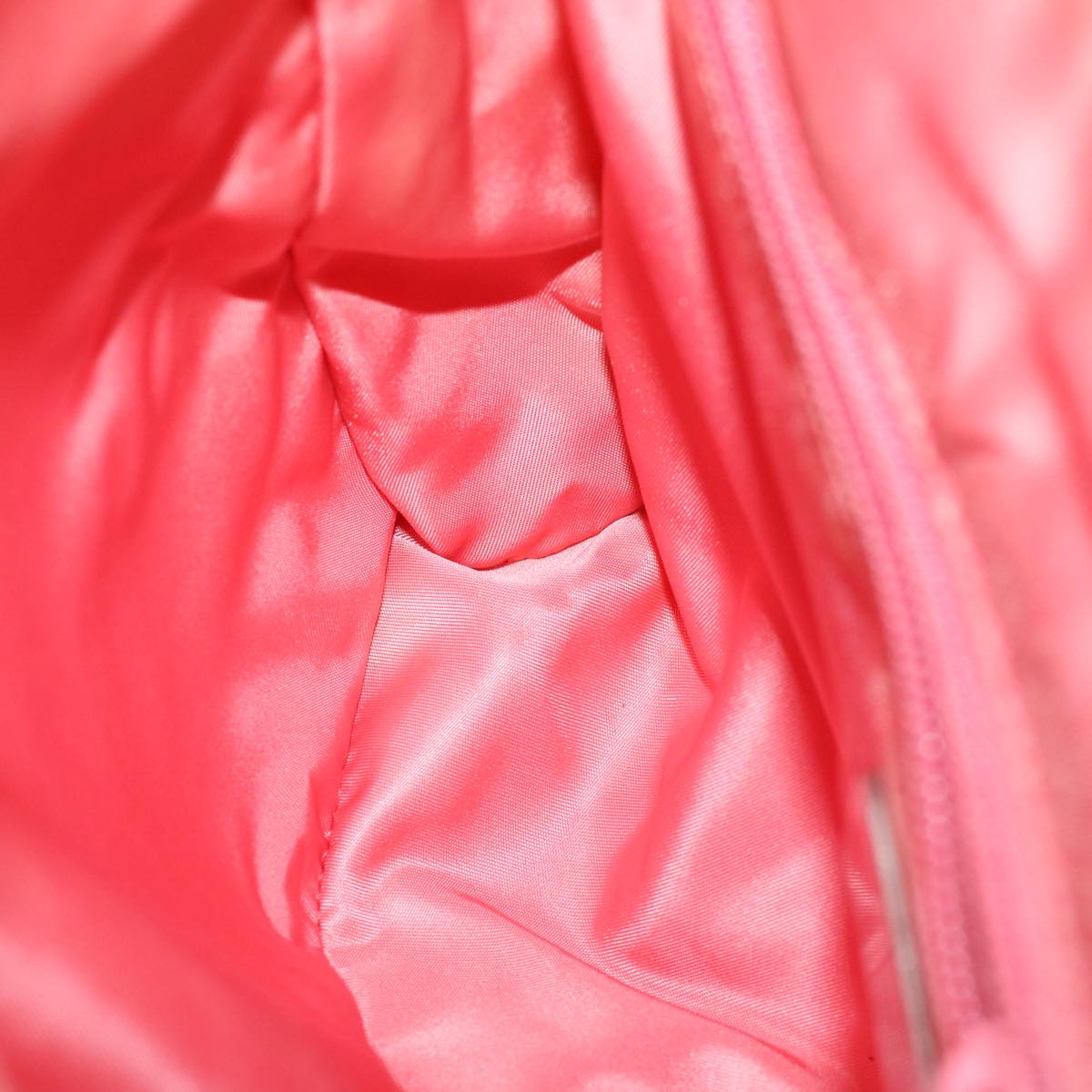PRADA Hand Bag Nylon Pink Auth cl805