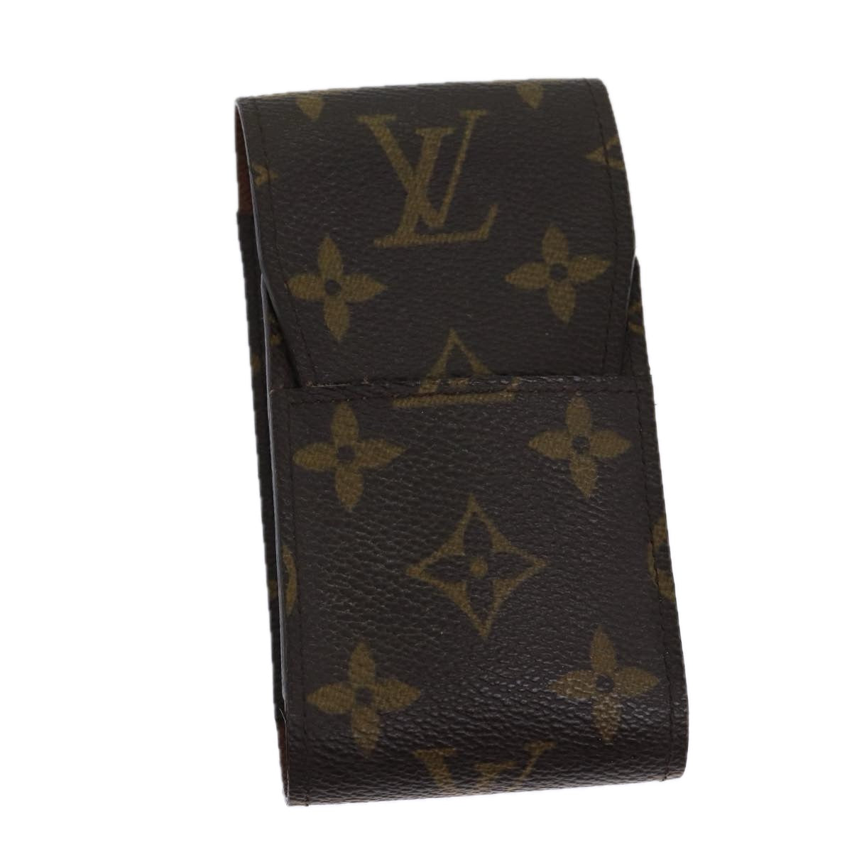 LOUIS VUITTON Monogram Etui Cigarette Case M63024 LV Auth cl826