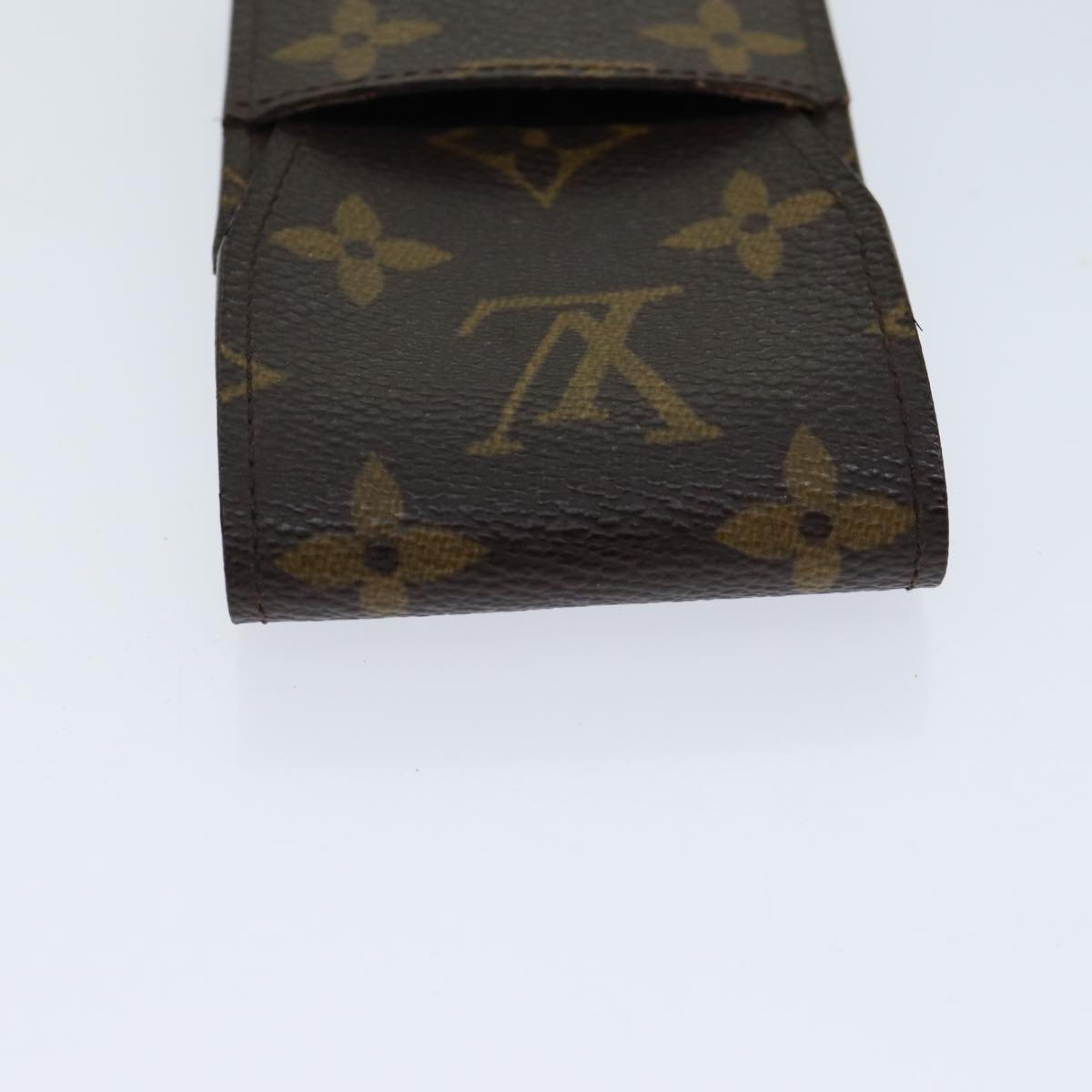 LOUIS VUITTON Monogram Etui Cigarette Case M63024 LV Auth cl826