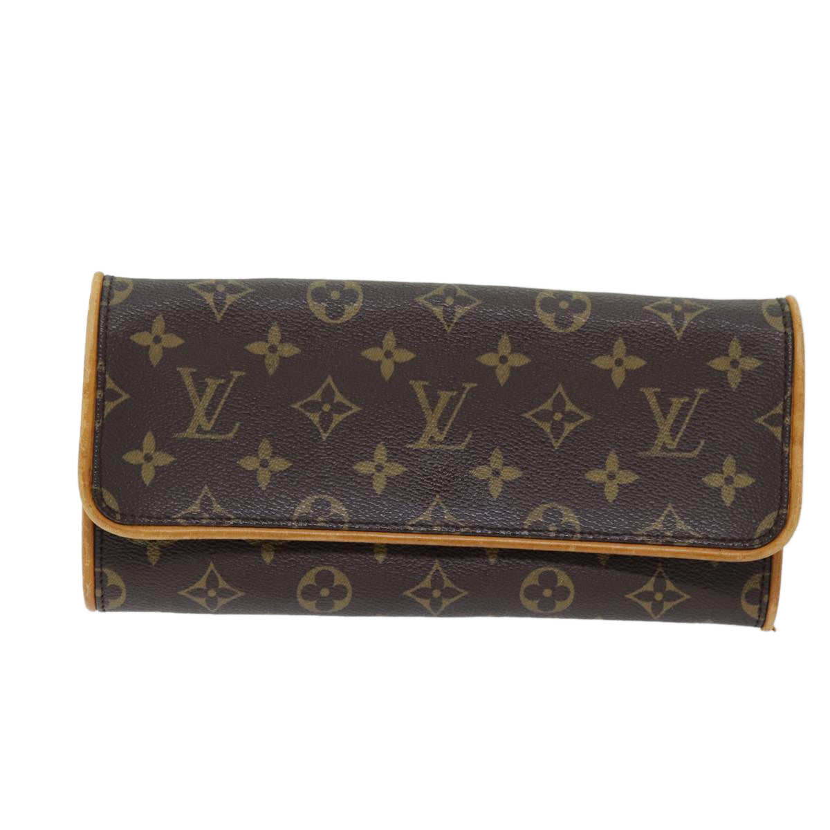 LOUIS VUITTON Monogram Pochette Twin GM Shoulder Bag M51852 LV Auth cl829