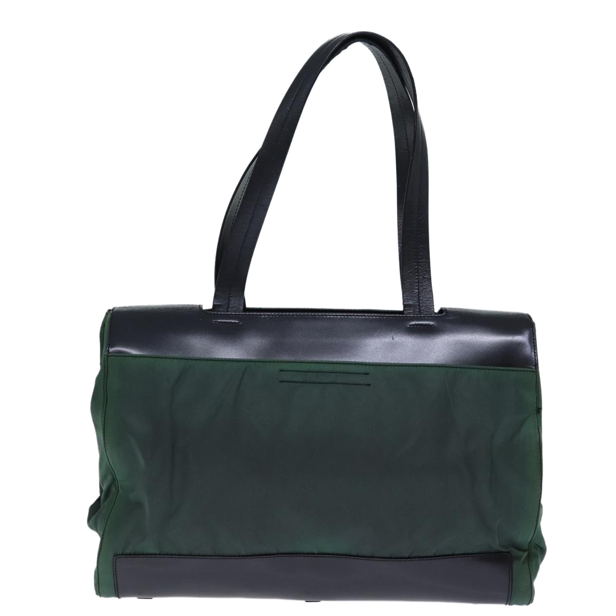 PRADA Shoulder Bag Nylon Green Auth cl835 - 0