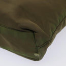 PRADA Hand Bag Nylon Khaki Auth cl841-14