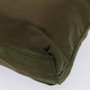 PRADA Hand Bag Nylon Khaki Auth cl841-16