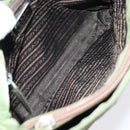 PRADA Hand Bag Nylon Khaki Auth cl841-10