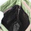 PRADA Hand Bag Nylon Khaki Auth cl841-19