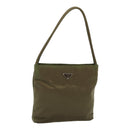 PRADA Hand Bag Nylon Khaki Auth cl841-1