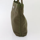 PRADA Hand Bag Nylon Khaki Auth cl841-3