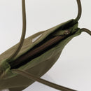 PRADA Hand Bag Nylon Khaki Auth cl841-6