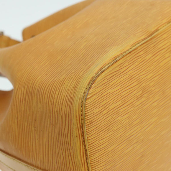 LOUIS VUITTON Epi Petit Noe Shoulder Bag Yellow M44109 LV Auth cl857