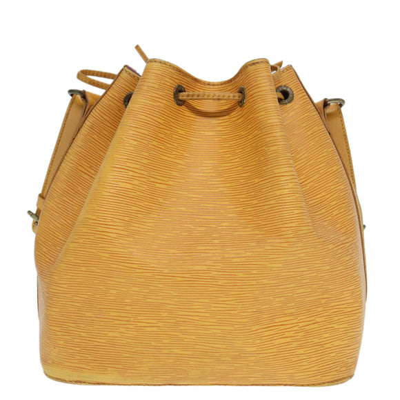 LOUIS VUITTON Epi Petit Noe Shoulder Bag Yellow M44109 LV Auth cl857