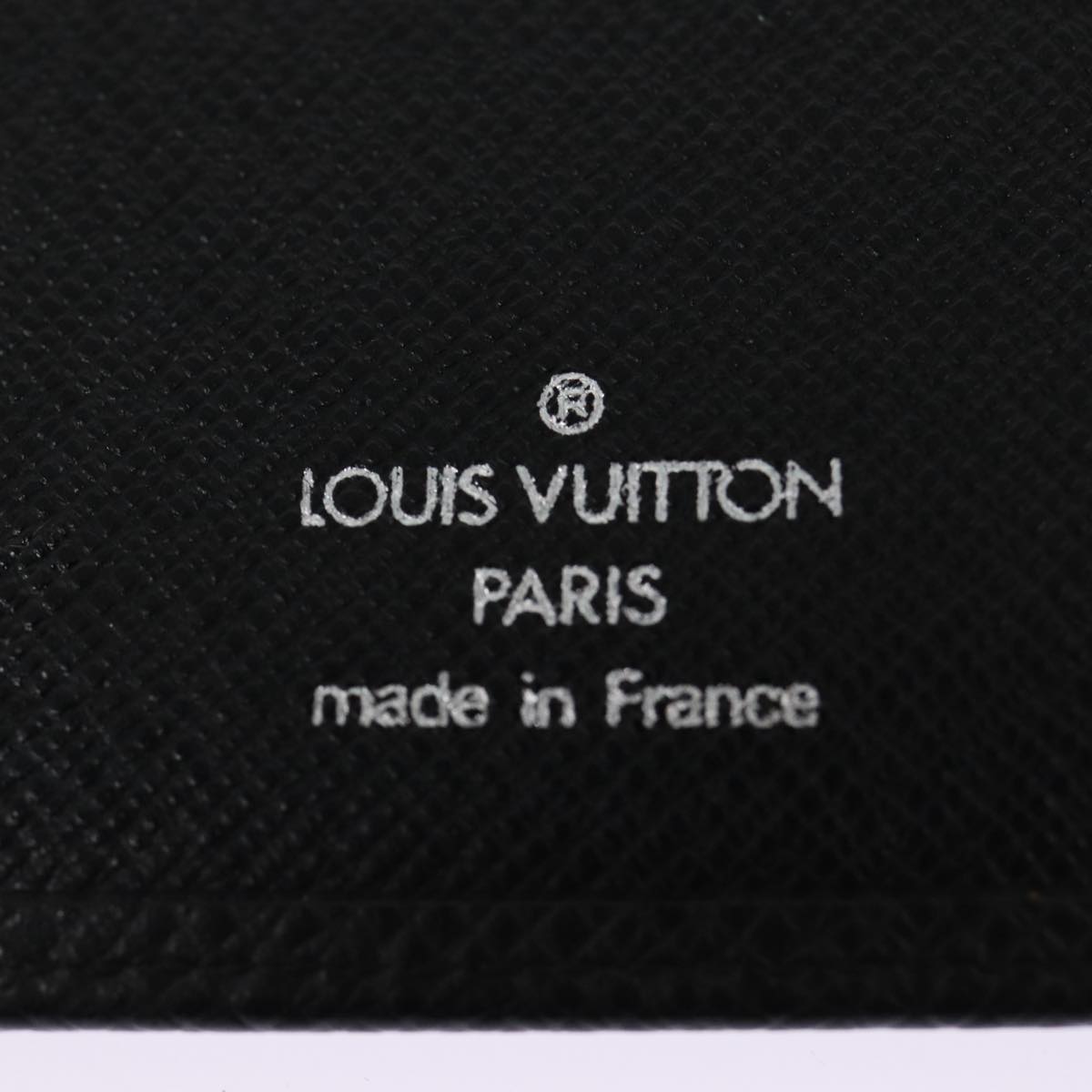 LOUIS VUITTON Taiga Porte Valeurs Cartes Credit Billfold M30392 Auth cl859