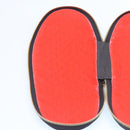 LOUIS VUITTON Supreme Slipper Cover Leather Black LV Auth ds070-10