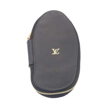 LOUIS VUITTON Supreme Slipper Cover Leather Black LV Auth ds070 - 0