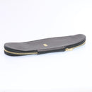LOUIS VUITTON Supreme Slipper Cover Leather Black LV Auth ds070-4