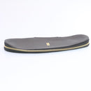 LOUIS VUITTON Supreme Slipper Cover Leather Black LV Auth ds070-6