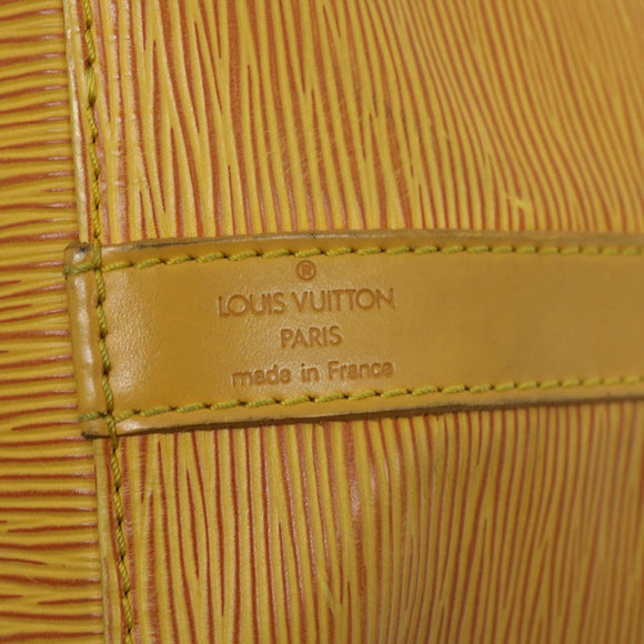 LOUIS VUITTON Epi Petit Noe Shoulder Bag Tassili Yellow M44109 LV Auth ds439