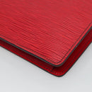 LOUIS VUITTON Epi Montaigne 23 Clutch Bag Red M52667 LV Auth EC007-15