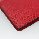LOUIS VUITTON Epi Montaigne 23 Clutch Bag Red M52667 LV Auth EC007-16