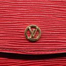 LOUIS VUITTON Epi Montaigne 23 Clutch Bag Red M52667 LV Auth EC007-8
