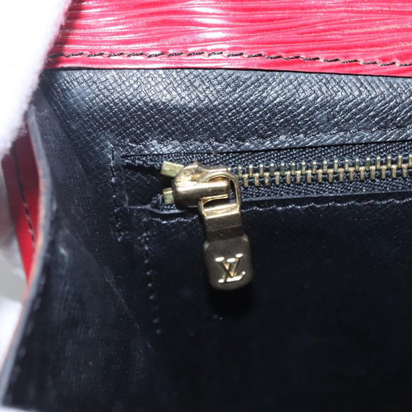 LOUIS VUITTON Epi Montaigne 23 Clutch Bag Red M52667 LV Auth EC007