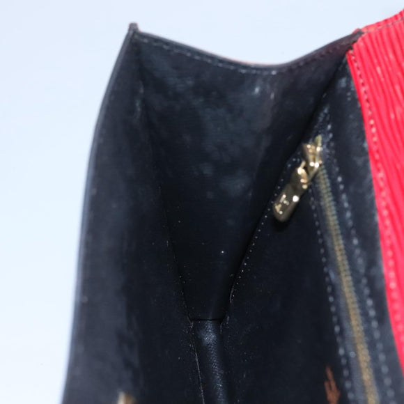 LOUIS VUITTON Epi Montaigne 23 Clutch Bag Red M52667 LV Auth EC007
