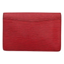 LOUIS VUITTON Epi Montaigne 23 Clutch Bag Red M52667 LV Auth EC007-2