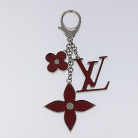 LOUIS VUITTON Epi Bijusac Fleur Deux Charm metal Red M65224 LV Auth EC029 - 0